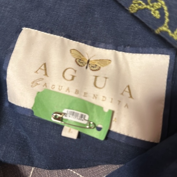 Agua by Agua Bendita Totumo Bouquet Embroidered Linen Maxi Dress - Picture 7 of 7